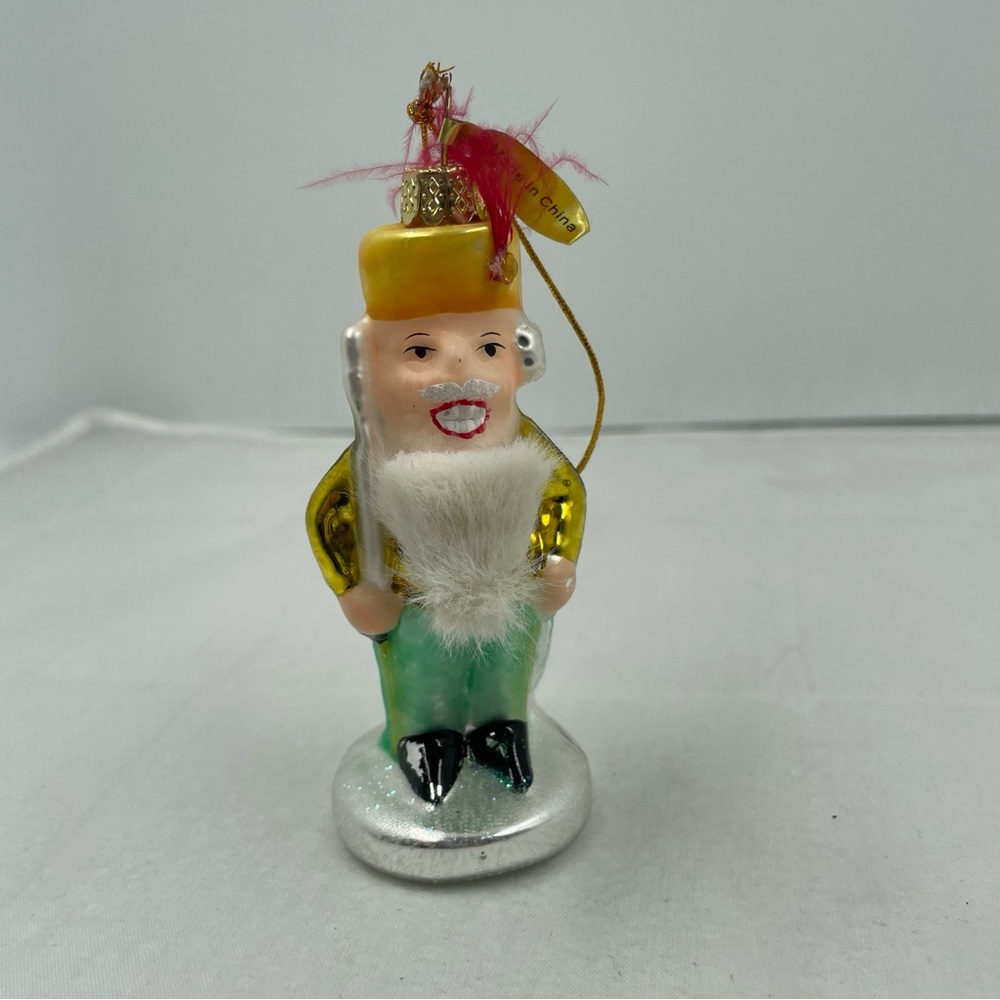 CODY FOSTER NUTCRACKER GLASS ORNAMENT